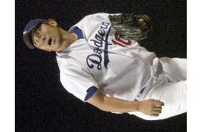 (2)Dodgers' Nomo in game against Mets