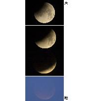 (2)Total lunar eclipse observed in western Japan
