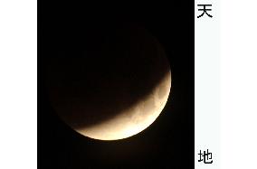 (3)Total lunar eclipse observed in western Japan