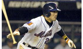 Mets' Matsui goes 1-for-4 against Indians