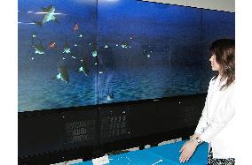 Mitsubishi Electric develops aquarium with 3-D computer graphics