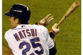 Mets' Matsui goes 2-for-4 with 2 RBIs against Indians