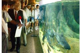 Japan's largest freshwater fish aquarium opens in Gifu