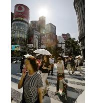 Mercury hits 39.5 C in Tokyo, all-time high