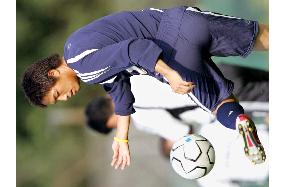 (2)Japan Under-23s practice in Germany