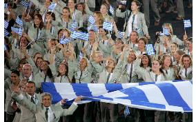 (7)Biggest Olympic Games open in Athens amid tight security