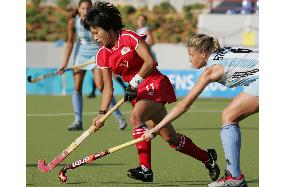 (1)Japan's women suffer second loss in Athens hockey
