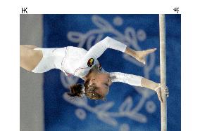 (1)Romania wins women's gymnastics team gold