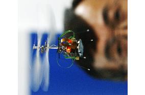 Epson unveils 12-gram flying micro-robot, world's lightest