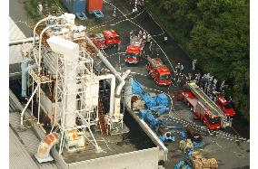 13 injured as Bridgestone tire plant catches fire in Fukuoka