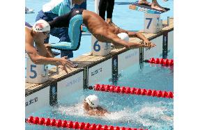 (1)Japanese men, women advance to relay finals at Athens
