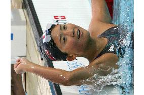 (1)Nakamura wins bronze in women's 200m backstroke