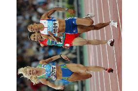 (2)Britain's Holmes wins women's 800m