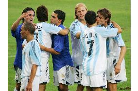 (5)Argentina wins Olympic soccer semi against Italy