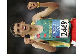 Morocco's Guerrouj wins men's 1,500-meters in Olympics