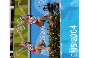 (2)Japan wins silver in Olympic synchronized duet