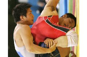 (1)Japan's Tanabe advances to semis in wrestling