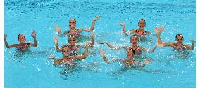 (3)Russia synchronized swimmers win gold