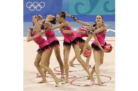 (2)Russia captures gold in Gymnastics