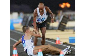 (3)Italy's Baldini wins men's marathon in Olympics