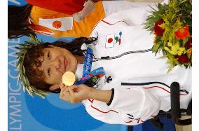 (2)Narita wins women's 100m freestyle in Athens Paralympics