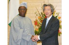 Koizumi offers Nigeria support in eradicating poverty
