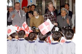 Danish Queen Margrethe II visits Gunma Pref.