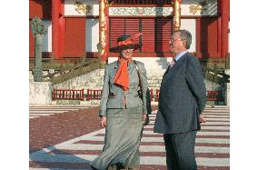 Danish royal couple visit Okinawa