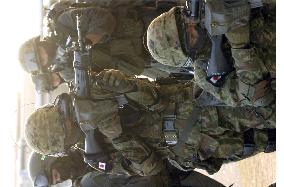 Joint U.S.-Japan drill against terrorists shown to press
