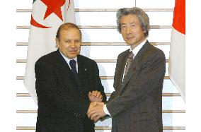 Koizumi meets Algerian president