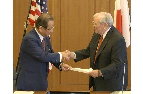 Japan, U.S. ink agreement on missile defense cooperation