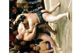 Asashoryu unstoppable at New Year sumo