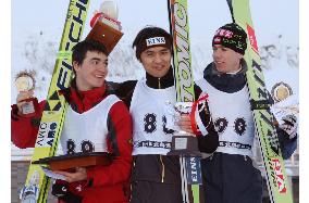 Ichinohe wins ski jumping HTB Cup in Sapporo