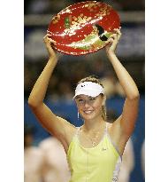 (2)Sharapova edges Davenport for 1st Pan Pacific Open crown