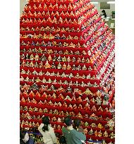 Dolls on display on 50th anniversary of Konosu municipality