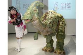 Dinosaur robot to go on display at Aichi expo