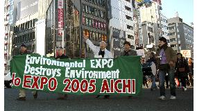 Civic groups demonstrate opposition to EXPO