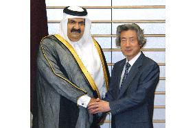 Japan, Qatar agree to cooperate toward peace in Middle East