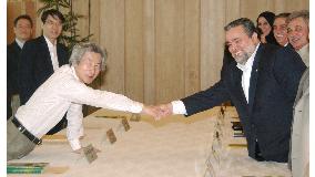 Iraq parliament speaker meets PM Koizumi