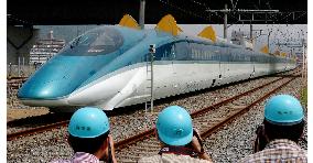 JR East unveils 360-kph bullet train, world's fastest