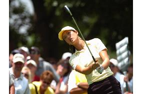 Japan's Miyazato crashes out of U.S. Women's Open