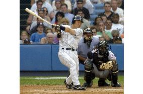 Matsui hits two singles