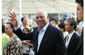 Powell visits Aichi Expo
