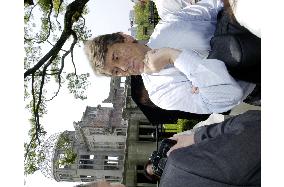 Ukrainian President Yushchenko in Hiroshima