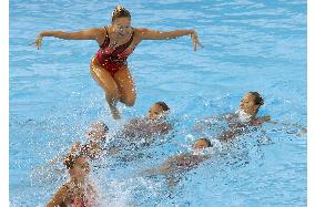 Japan settles for synchro silver again at world c'ships