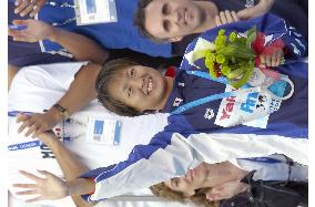 Japan's Shibata wins silver in women's 400m freestyle