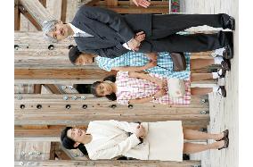 Prince Akishino and family visit Aichi Expo