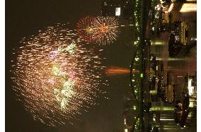 Fireworks display at Tokyo's Sumida River