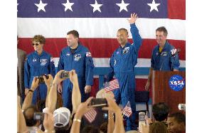 Return celebration for Discovery astronauts held in Houston