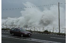 Typhoon expected to hit mainland Japan